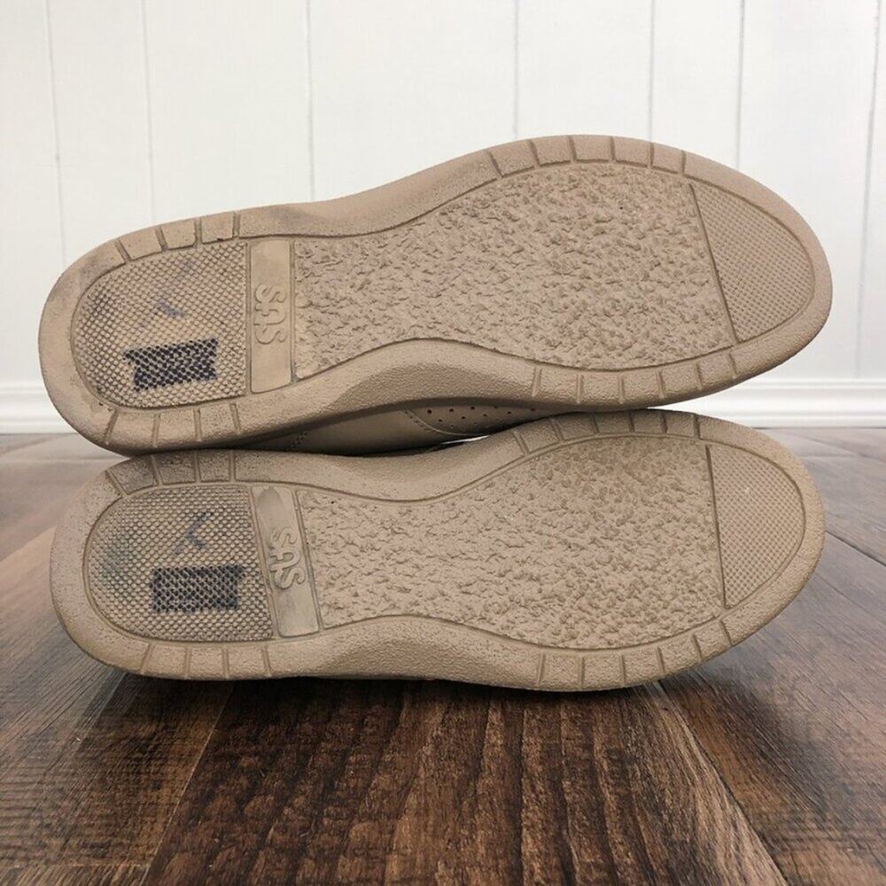 SAS Free Time Walking Shoe Lace Up Sneaker Size 9 Narrow Mocha Beige 72686043 - Picture 10 of 16